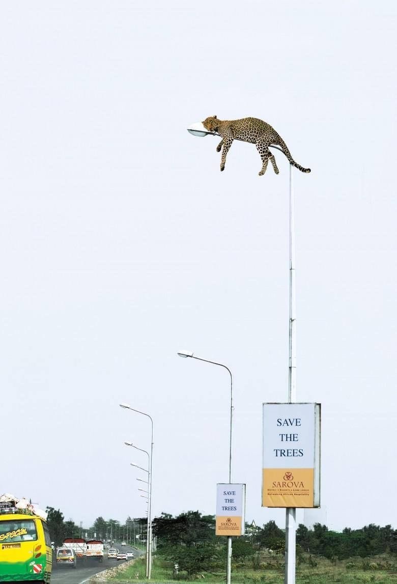Sarvoa Hotel Leopard Lamppost activation
